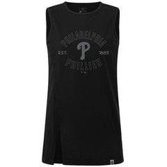 Philadelphia Phillies Levelwear Women's Influx Abyssal Tank Top - Black