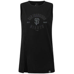 San Francisco Giants Levelwear Women's Influx Abyssal Tank Top - Black