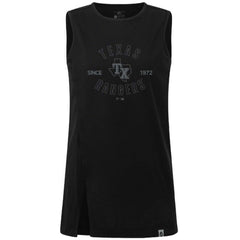 Texas Rangers Levelwear Women's Influx Abyssal Tank Top - Black