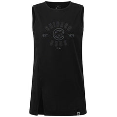 Chicago Cubs Levelwear Women's Influx Abyssal Tank Top - Black