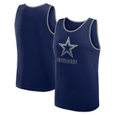 Dallas Cowboys Logo Athletic Unmatched Success Tank Top - Navy online