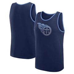 Tennessee Titans Logo Athletic Unmatched Success Tank Top - Navy sale