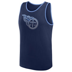 Tennessee Titans Logo Athletic Unmatched Success Tank Top - Navy sale