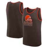 Cleveland Browns Logo Athletic Unmatched Success Tank Top - Brown outlet