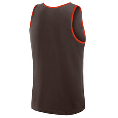 Cleveland Browns Logo Athletic Unmatched Success Tank Top - Brown outlet