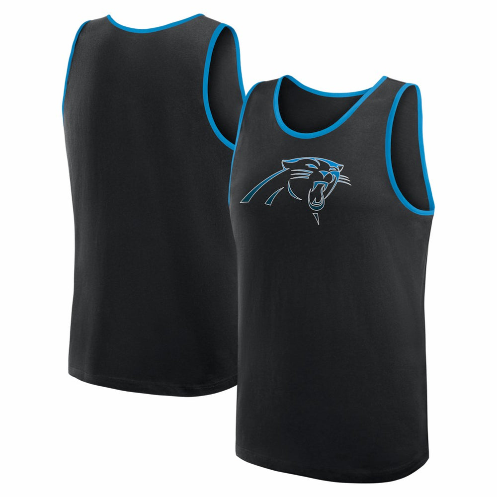 Carolina Panthers Logo Athletic Unmatched Success Tank Top - Black cheap