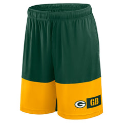 Green Bay Packers Logo Athletic Best of the Best Shorts - Green on sale