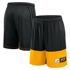 Pittsburgh Steelers Logo Athletic Best of the Best Shorts - Black for sale