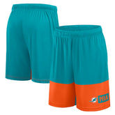 Miami Dolphins Logo Athletic Best of the Best Shorts - Aqua discount