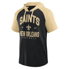 New Orleans Saints Logo Athletic Prime Hoodie T-Shirt - Black discount