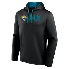 Jacksonville Jaguars Logo Athletic Head Start Pullover Hoodie - Black sale