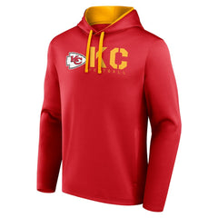 Kansas City Chiefs Logo Athletic Head Start Pullover Hoodie - Red outlet