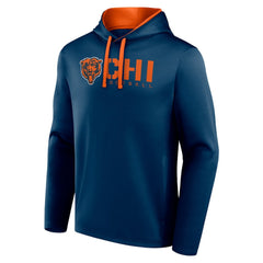Chicago Bears Logo Athletic Head Start Pullover Hoodie - Navy discount