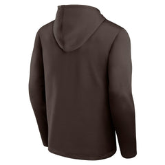 Cleveland Browns Logo Athletic Head Start Pullover Hoodie - Brown outlet