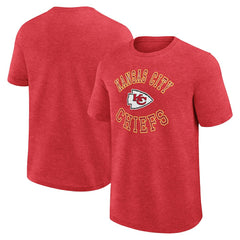 Kansas City Chiefs Logo Athletic Success T-Shirt - Heather Red outlet