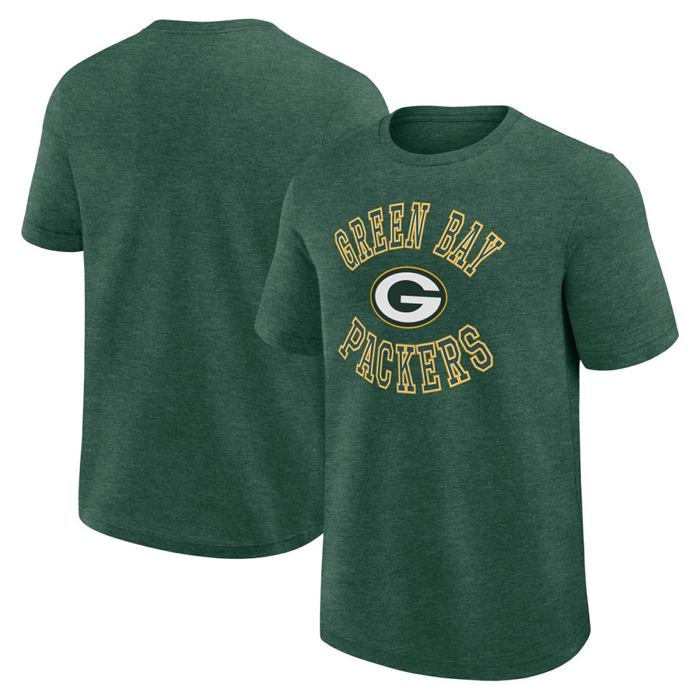 Green Bay Packers Logo Athletic Success T-Shirt - Heather Green outlet