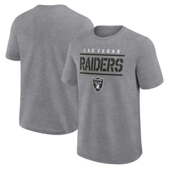 Las Vegas Raiders Logo Athletic Top Notch T-Shirt - Heather Gray discount