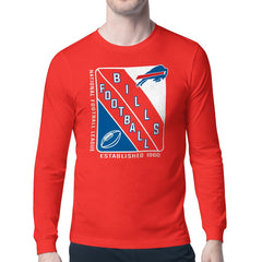 Buffalo Bills Starter Shield Logo Long Sleeve T-Shirt - Red sale