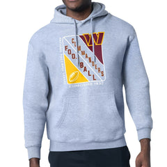 Washington Commanders Starter Shield Logo Pullover Hoodie - Heather Gray outlet