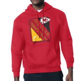 Kansas City Chiefs Starter Shield Logo Pullover Hoodie - Red on sale