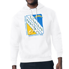 Los Angeles Chargers Starter Shield Logo Pullover Hoodie - White discount
