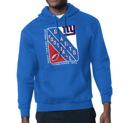 New York Giants Starter Shield Logo Pullover Hoodie - Royal sale