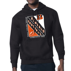 Cincinnati Bengals Starter Shield Logo Pullover Hoodie - Black for sale