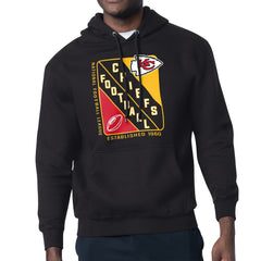 Kansas City Chiefs Starter Shield Logo Pullover Hoodie - Black for sale