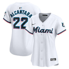 Sandy Alcantara Miami Marlins Women's Home Limited Player Jersey - White | Nike
