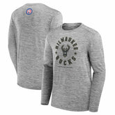 Milwaukee Bucks NBA Hoops for Troops Long Sleeve T-Shirt - Heather Gray | Fanatics cheap