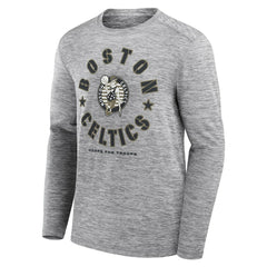 Boston Celtics NBA Hoops for Troops Long Sleeve T-Shirt - Heather Gray | Fanatics cheap