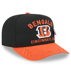 Cincinnati Bengals New Era 2025 NFL Draft On Stage A-Frame 59FIFTY Fitted Hat - Black/Orange on sale