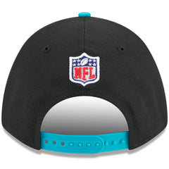 Miami Dolphins New Era 2025 NFL Draft 9FORTY A-Frame M-Crown Adjustable Hat - Black/Aqua online