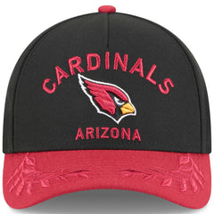 Arizona Cardinals New Era 2025 NFL Draft 9FORTY A-Frame M-Crown Adjustable Hat - Black/Cardinal discount