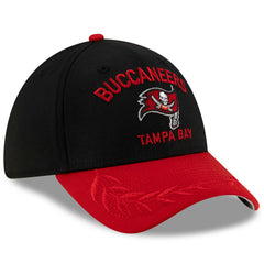 Tampa Bay Buccaneers New Era 2025 NFL Draft 39THIRTY Flex Hat - Black/Red online