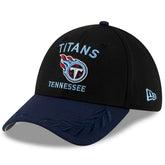 Tennessee Titans New Era 2025 NFL Draft 39THIRTY Flex Hat - Black/Navy outlet
