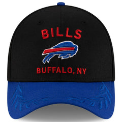 Buffalo Bills New Era 2025 NFL Draft 39THIRTY Flex Hat - Black/Royal on sale