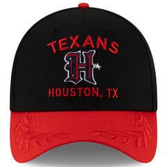 Houston Texans New Era 2025 NFL Draft 39THIRTY Flex Hat - Black/Red on sale