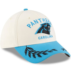 Carolina Panthers New Era 2025 NFL Draft 39THIRTY Flex Hat - Cream/Blue for sale