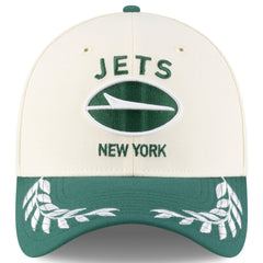 New York Jets New Era 2025 NFL Draft 39THIRTY Flex Hat - Cream/Green cheap