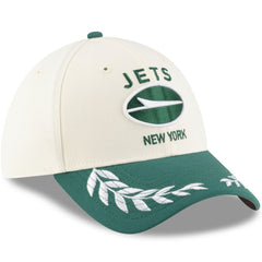 New York Jets New Era 2025 NFL Draft 39THIRTY Flex Hat - Cream/Green cheap