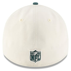 Philadelphia Eagles New Era 2025 NFL Draft 39THIRTY Flex Hat - Cream/Midnight Green cheap