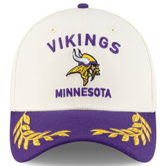Minnesota Vikings New Era 2025 NFL Draft 39THIRTY Flex Hat - Cream/Purple discount