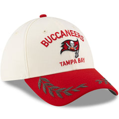 Tampa Bay Buccaneers New Era 2025 NFL Draft 39THIRTY Flex Hat - Cream/Red for sale