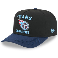 Tennessee Titans New Era Youth 2025 NFL Draft A-Frame 9FIFTY Snapback Hat - Black/Navy sale