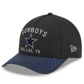 Dallas Cowboys New Era 2025 NFL Draft 39THIRTY Flex Hat - Black/Navy discount