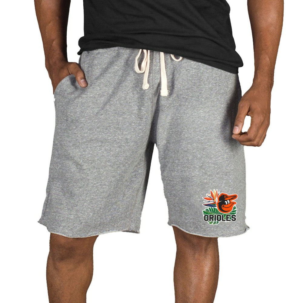 Baltimore Orioles Concepts Sport Mainstream Tri-Blend Shorts - Gray