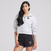 Vegas Golden Knights lululemon Women's Scuba Oversized Half-Zip Hoodie Heathered Core Ultra Light Grey