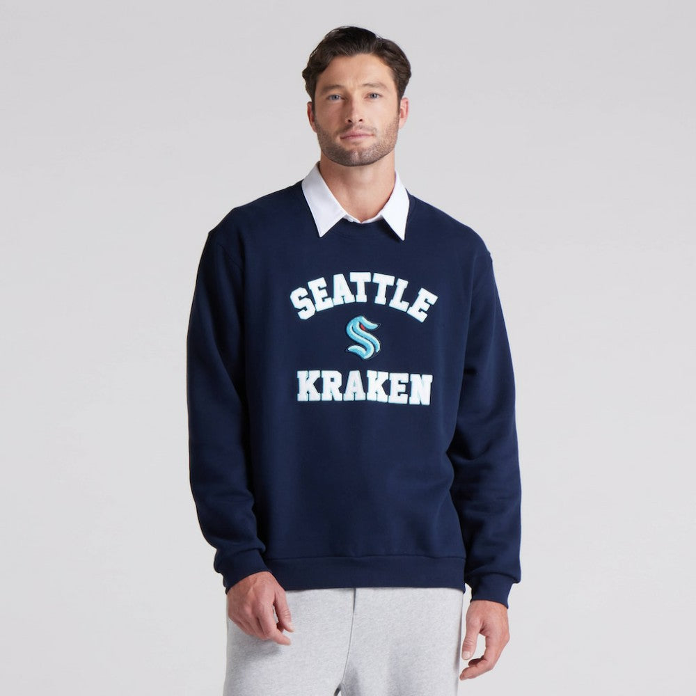 Seattle Kraken lululemon Steady State Crew True Navy