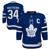 Auston Matthews Toronto Maple Leafs Youth Home Premier Player Jersey Blue